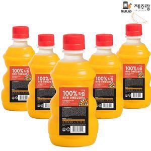 제주 감귤주스 100% 착즙 제주랑 천혜향 320ml (5입)