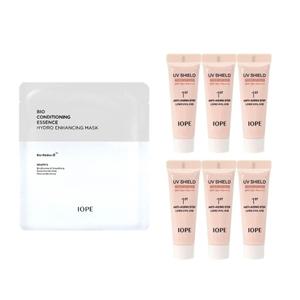 아이오페 인핸싱 마스크 + new UV쉴드 톤업 선크림 60ml (10mlx6)