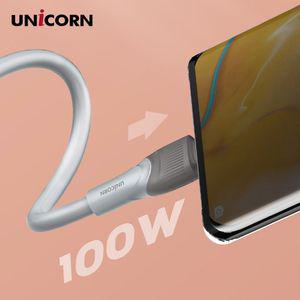 C타입 100W 초고속 케이블 충전케이블 고속 고속케이블 충전기 유니콘 USB C to