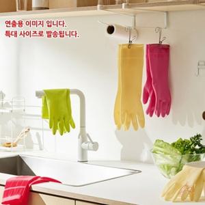 크린랩 고무장갑 식품 김장용 주방장갑 특대