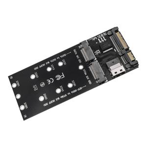 M.2 to SATA 어댑터 SFF-8654 M2 NVME SSD 22 핀 확장 카드 2 in 1 콤보 메인보드