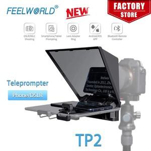 FEELWORLD TP2 휴대용 텔레프롬프터 DSLR 카메라  제어 전화 녹음 미니 인스크라이버 모바일