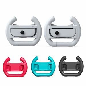 닌텐도 스위치 OLED 조이 콘 컨트롤러 그립 레이싱 휠 게임 패드 액세서리에 대한 2 PCS 게임 레이싱 스티