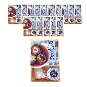 칠갑 가쓰오 모밀소스 200ml x 15개 메밀소바 냉모밀
