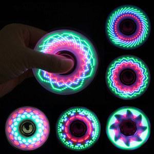 LED 조명 발광 피젯 스피너, 핸드 스피너 변경, 어둠 속에서 골프를 위한 스트레스 해소 , 6 가지 색상