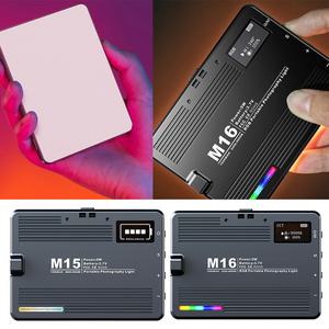 3000-9900K 1500mAh LED 비디오 라이트 디밍이 가능한 필인 램프 RGB 카메라 패널 화상 회의