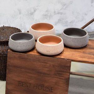 [오너클랜]고품질 이탈리아 명품 러스틱.분재형 CM25 23x11cm 개업축하화분 관엽식물 도자기화분