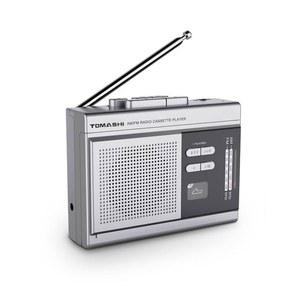 카세트 카팩 테이프 TOMASHI 휴대용 라디오 플레이어 워크맨 레코더 MP3 변환기 내장 스피커 마이크 헤드폰