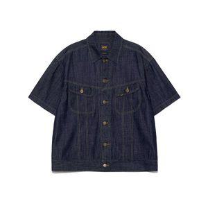 LEE 라이더스 데님 반팔 셔츠 인디고 다크 LE2502IJ01ID 1080809