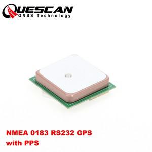 QUESCAN 3.3V-5V NMEA 0183 PPS GPS 모듈 안테나 수신기 RS-232 GLONASS NMEA0183 1-10Hz