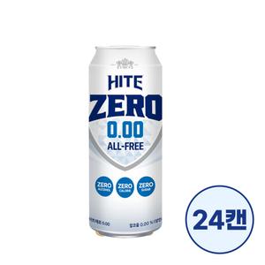 하이트진로음료 하이트제로 0.00 500ml 24캔 무알콜 맥주맛 음료