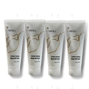 라비오라 레몬 허니 브라이트닝 워시 오프 팩 150ml 4개
