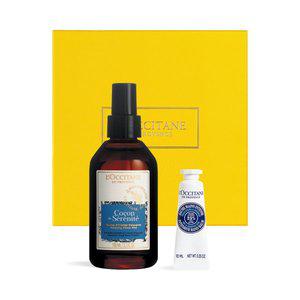 [록시땅](강남점)[기프트] 코쿤 드 세레니떼 릴랙싱 필로우 미스트 100ml 세트 (+미니핸드)
