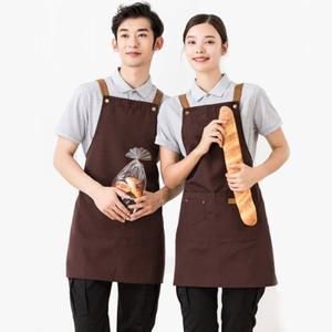 커스텀 방수 앞치마 ELS-032/미용앞치마 린넨앞치마 작업 서빙 작업용 남자 H형 유치 방수앞치마 원피스