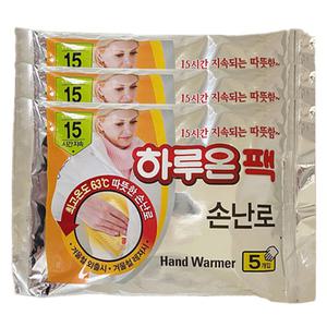하루온팩 손난로 핫팩 80g 대용량 캠핑 등산 30매