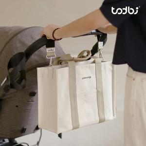 폴뱅스 기저귀가방 캔버스 토트백 데일리백 숄더스트랩+이너백 포함
