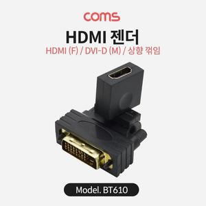 [RGNL644Q]Coms HDMI 젠더 HDMI F DVI D M 상향 꺽임