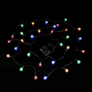 눈송이 가랜드전구 LED 3.3M 웜색믹스컬러 30구