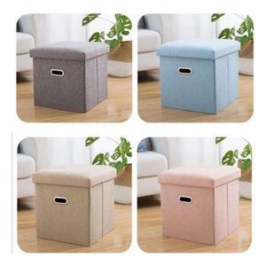 접이식 의자 수납스툴 31x31x31cm 공간활용 손잡이