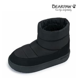 베어파우 BAY 여성 방한 양털 패딩 부츠 K2952001QD 블랙 4cm