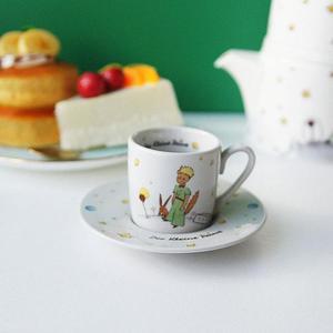 [BZJL8CZG_4C]어린왕자 스타일 받침세트 1P 커피잔 고