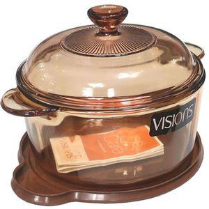 [기타]비전 KUYWQPDS 유리 냄비 라면 찌개 내열 직화 냄비 투명 2.25L