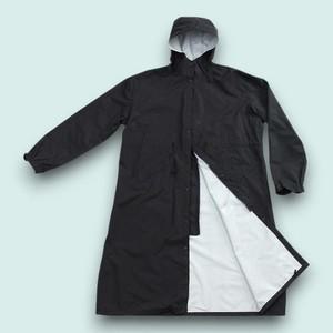 [하프클럽/셀러허브_여성트랜드패션]게더릭 바람막이 레인코트 (XL) (블랙)