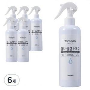 탐사 살균 소독 스프레이 본품 500ml, 6개 one option
