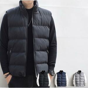 [라일리] Rly 남성 패딩조끼 3color 베르 하이넥 경량패딩 조끼