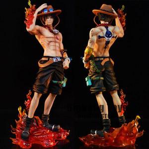 애니메이션 원피스 피규어 에이스 PVC 소장 조각상 모델 장난감 선물 23cm