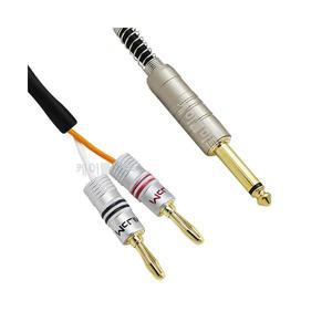 MACK HA58 바나나-모노5.5(6.3) 16AWG 케이블 50cm 파워 믹서 앰프 오디오 패시브 스피커 연결선 1.27SQ