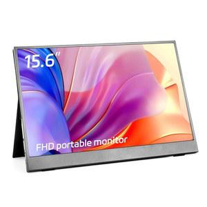 15.6인치 휴대용 노트북 모니터(USB C HDMI 포함) HDR 눈 조심 게임 모니터, 내장 스피커 포함 풀 HD IPS /HDR 컴퓨터 화면 익스텐더 PC 폰 PS4 /PS5 스위치와 호환