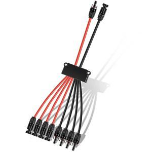 2-3-4 태양광 패널용 커넥터, IP67 방수 패널 스플리터, 30A 2~8Y 지점 업그레이드된 평행 PV 어댑터 케이블 와이어 플러그 도구 키트(MF /MMMFFFF) 커넥터 알려드립니다