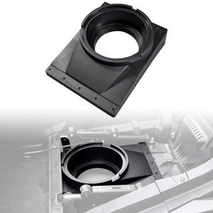 SAUTVS 10인치 캔 암 매버릭 R용 언더 시트 스피커 포드 패널, 캔 암 매버릭 R MAX X RS 2024+ 모델 액세서리용 금속 마운트 브래킷이 있는 방수 방진 스포츠 스피커 인클로저 홀더