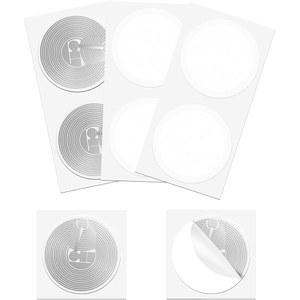 K LAKEY 100pcs NTAG215 NFC 스티커 원형 태그 스티커, 25mm(1인치) 빈 흰색 NTAG 215 태그는 모든 지원 휴대폰 및 장치와 완벽하게 작동합니다