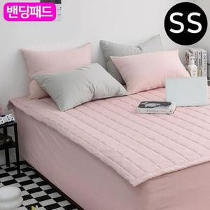 샤이니 (카페트겸용) (핑크베이지) 해피니 패드 순면 밴딩 슈퍼싱글 SS