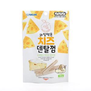 [BZI54L3J_51CM](2개)치즈덴탈껌(사과)100g