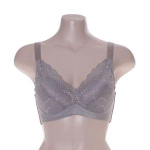 [갤러리아] [비비안]넓은3단후크 노와이어 풀컵브라(BR6729/GREY)