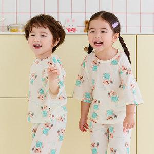 [키키스토리]아슈베어 코튼모달 루루핏 실내복