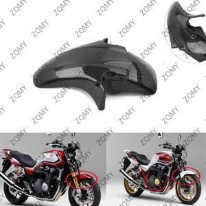 탄소 섬유 컬러 오토바이 프론트 펜더 머드가드 커버 보호대 혼다 CB250F CB600F CB900F CB1300 1992-2012
