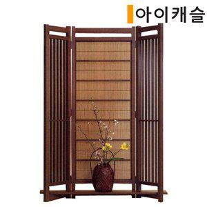 [아이캐슬]오리엔탈 엔틱나무 3단 파티션 (무료배송)