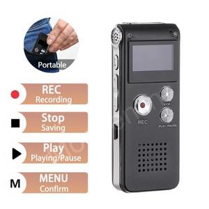 숨겨진 스파이 디지털 음성 활성화 녹음기 재생 MP3 플레이어 사운드 오디오 녹음기 전문 미니 USB 플래시