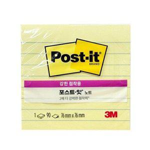 [브이와이][VCL56638]부품 노트 노랑((3M)630-1SSCY 90매/76x76mm