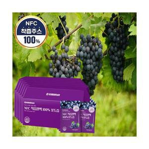 국내산 포도즙 NFC 착즙 원액 엑기스 과채주스 HACCP 100mlx30포 6개