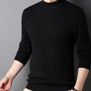 긴 가을 이너 목 X 폴라 겨울 팔 얇은 니트 티 스웨터