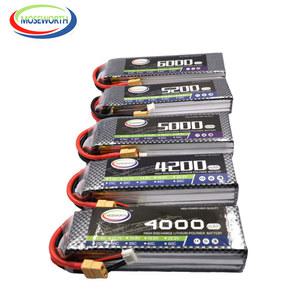 RC 완구 드론 비행기 자동차 보트용 LiPo 배터리, 3S 11 1V 1300 1500 1800 2200 3000 3500 4000 4500 5000 6000mAh 25C 35C 60C