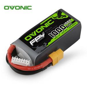 OVONIC 드론용 LiPo 배터리 팩, FPV 프리스타일 RC 비행기, 헬리콥터, 자동차 트럭용, XT60 플러그 포함, 6S, 22 2V, 1000mAh, 100C