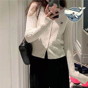 봄가을 데일리 꽈배기 숏 가디건 화사한 자수 (WFH1L5X)