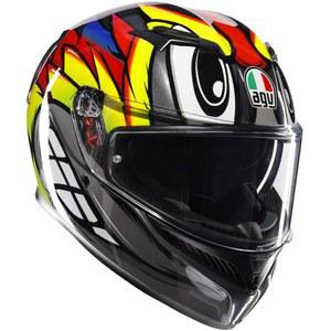 AGV 에이지브이 오토바이 헬멧 풀페이스 K3 BIRDY 2 0 GREY /YELLOW /RED 버디 2 0 그레이 /옐로우 /레드