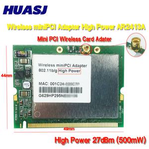 Huasj Atheros 무선 미니 PCI 어댑터 고출력 카드 Ar5005g Ar5bmb5 AR2413A 802.11b/g 27dBm 500mW